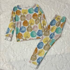 Burt's Bees Multicolor Easter Print Kids Pajama Set